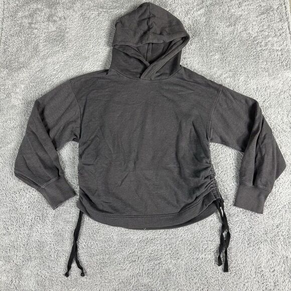 Aerie Oversized Baggy Adjustable L Dark Grey Charcoal Loose Grunge Athleisure - Picture 1 of 16